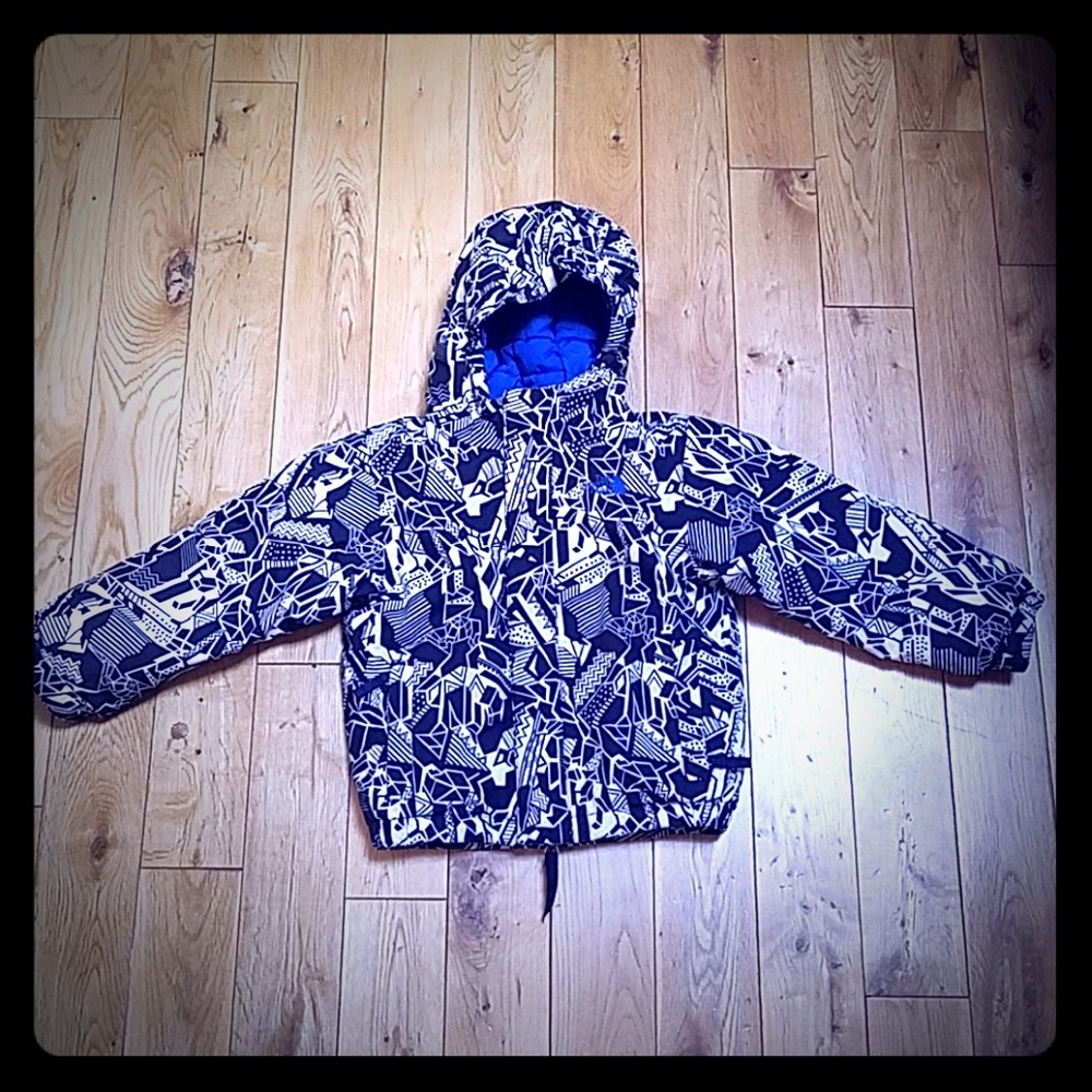 The North Face Toddler Winter Coat - 3T Blue/White